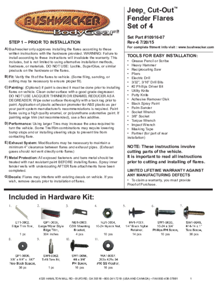 Installation Manual